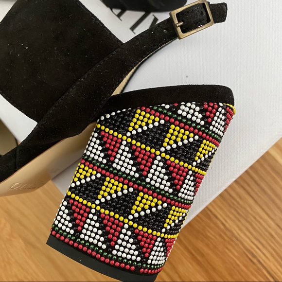 Alberto Gozzi Embellished Block Heel Sandals - Picture 11 of 13